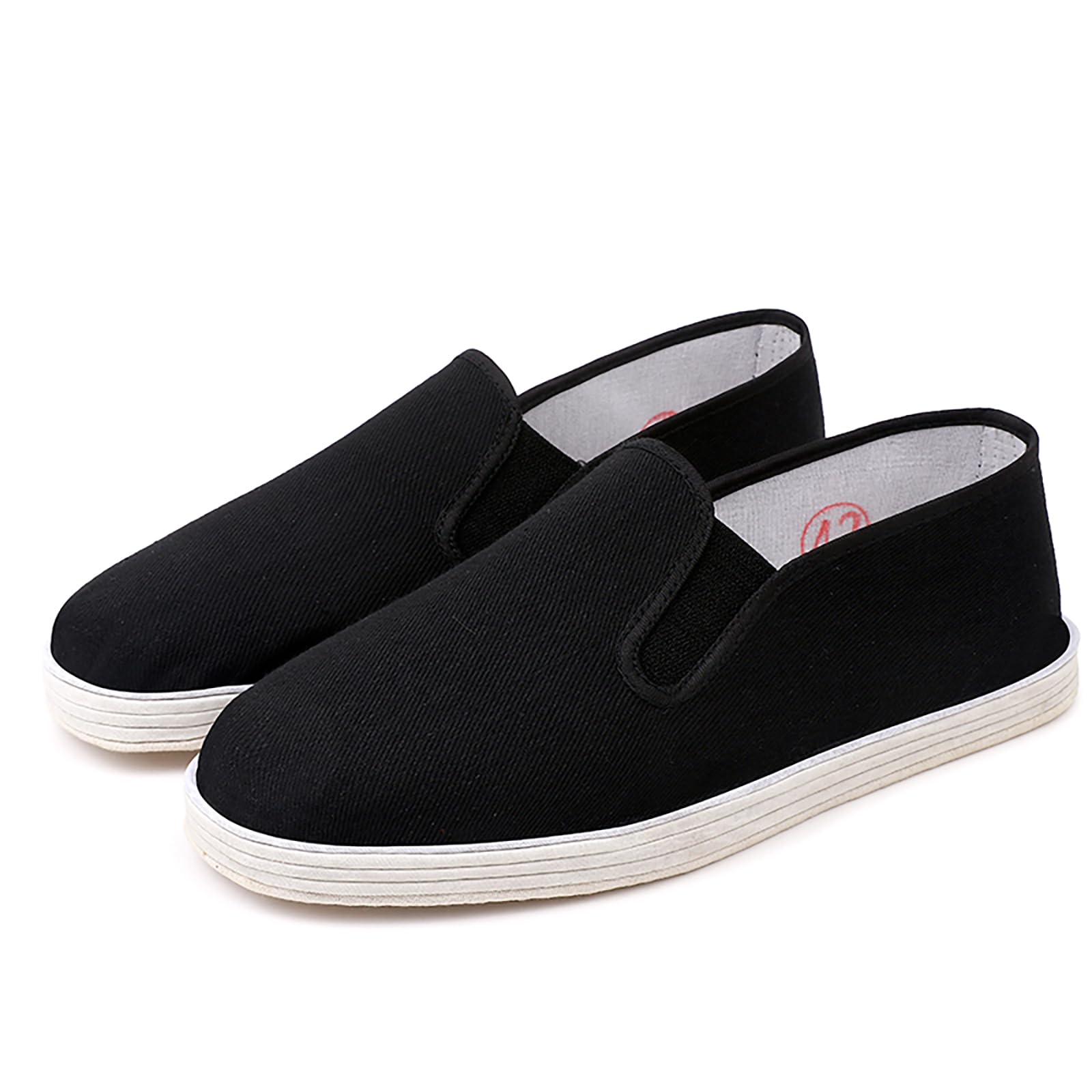 Zapatos de Tai Chi Kung fu Unisex Calzado de Artes Marciales Tradicionales Zapatos de Entrenamiento Ligeros Antideslizantes de Tela Antigua de Beijing Zapatillas Transpirables