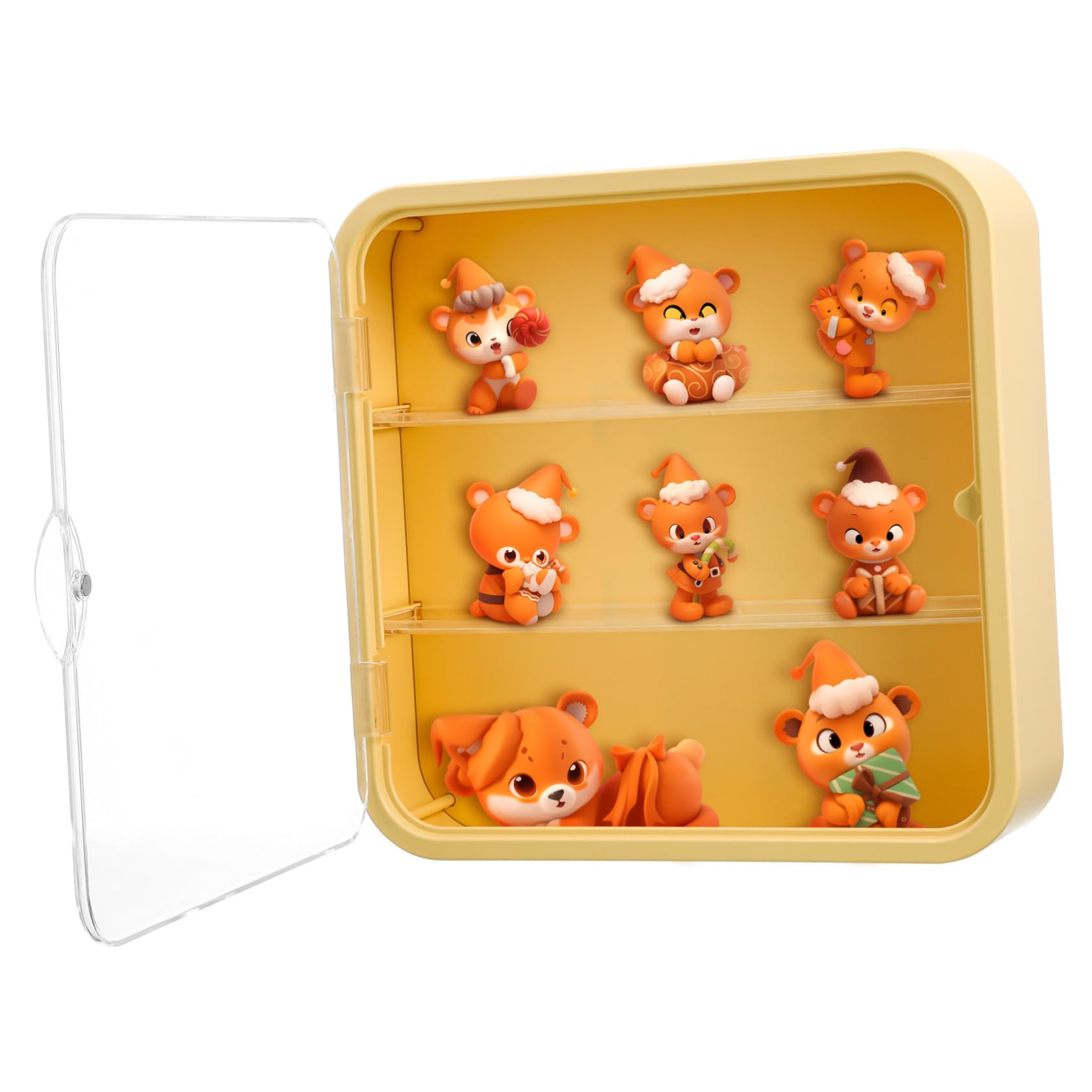 Vitrina de Pared para Figuras, Estuche de Colección en Plástico