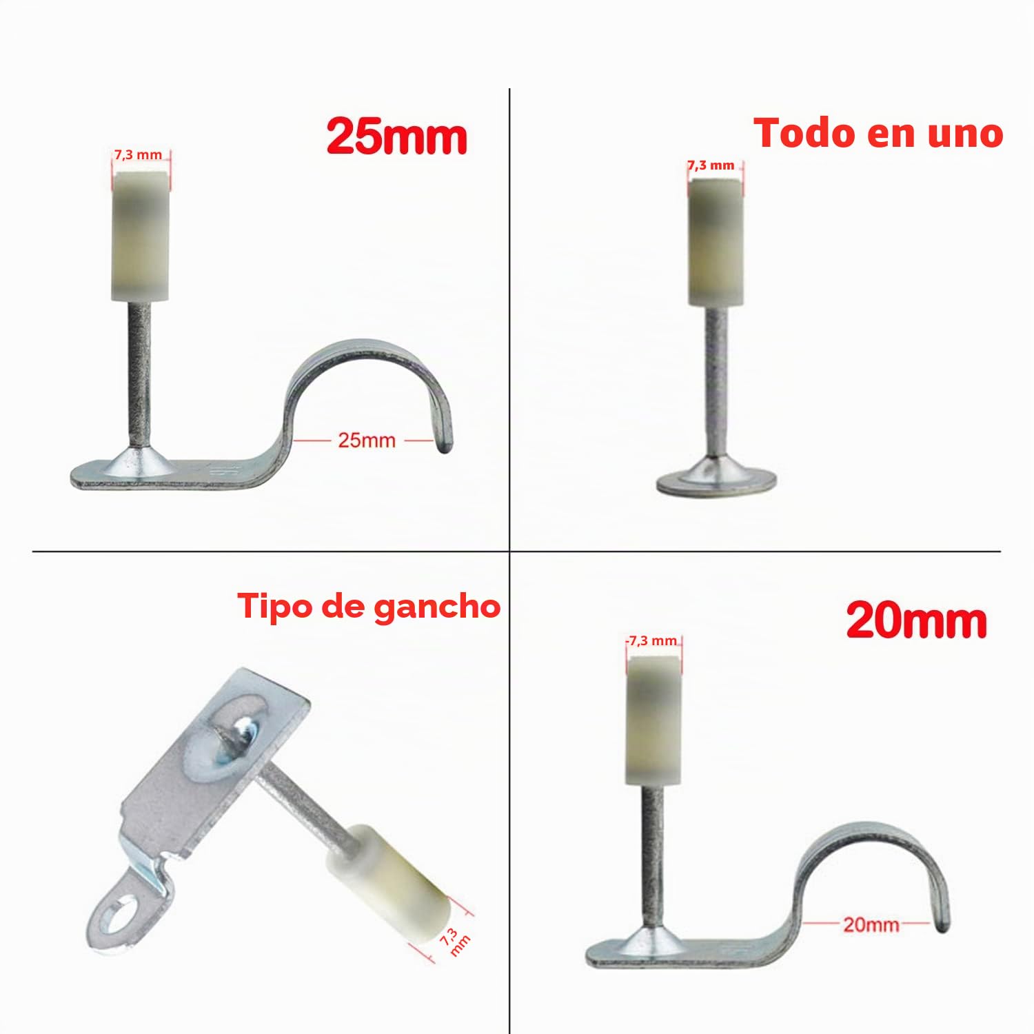 Lote de 50 clavos de fijación para pistolas de uñas sólidas y antioxidantes