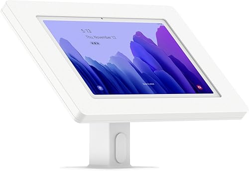 VidaMount Caja blanca y soporte giratorio e inclinable para escritoriomesa paquete compatible con Samsung Galaxy Tab A7 10.4