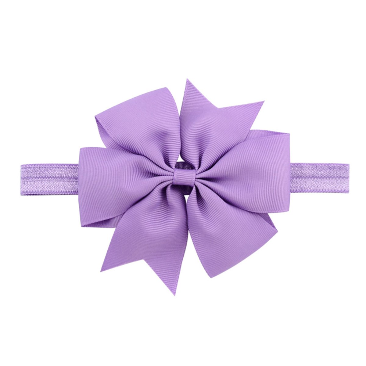 Diademas Bebe Niña, Paquete de 20 Diademas Elásticas con Arcos de Pelo de 4.3" Diseño de Regalo Surtido de Colores para Recién Nacido