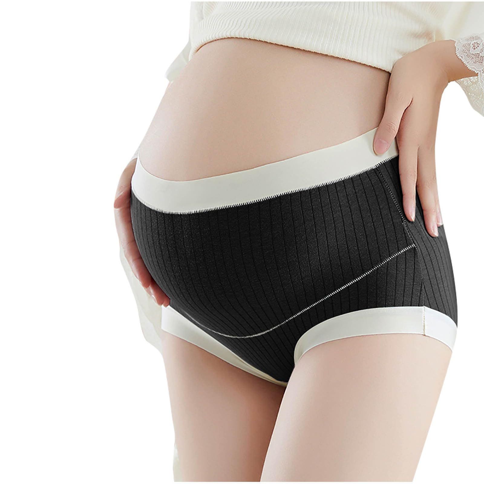 Maternity Underwear Pregnancy Postpartum Panties Cotton Low Rise Briefs Comfy Stretch Breathable Panty Underpants