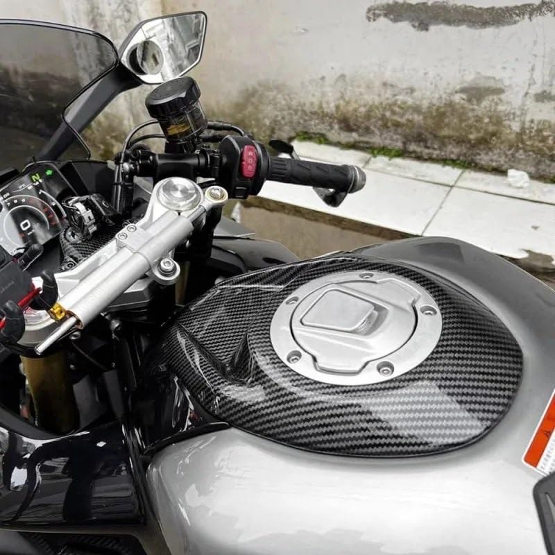 Protection réservoir 450SR en carbone véritable look brillant unique - 2