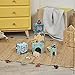 Pirámide de Cartón y Figuritas de Madera para Bebés Imagen de Pirámide de Cartón y Figuritas de Madera para Bebés