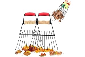 Colwelt Steel Leaf Scoops and Claws: Tackle Leaf Cleanup with Rugged Efficiency