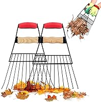 Colwelt Steel Leaf Scoops & Claws - Heavy-Duty Large 16.5x14 Inch Garden Grabber for Effortless Lawn Cleanup