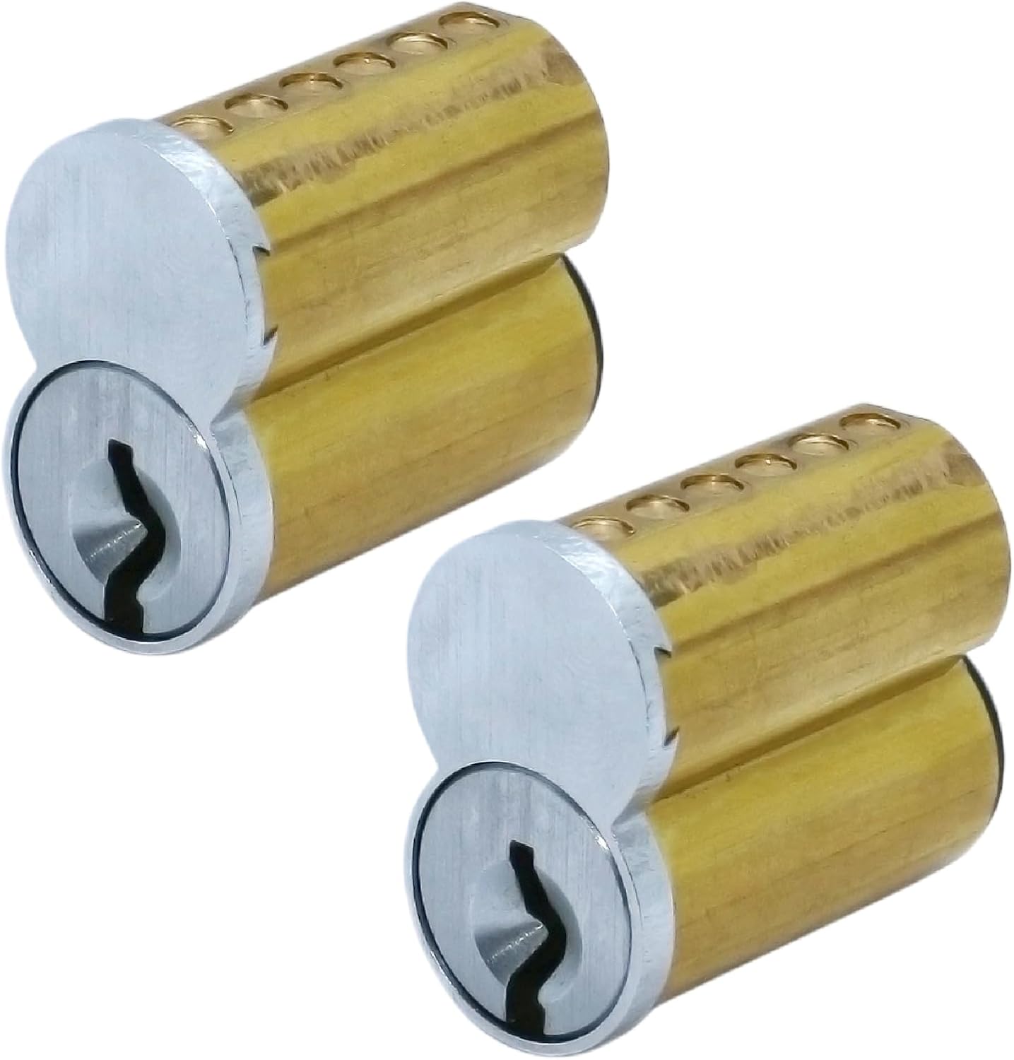 3 Core Pin Keys4Less SFIC IC Core Cylinder 6 Pin A Keyway Solid Brass Best Falcon ...