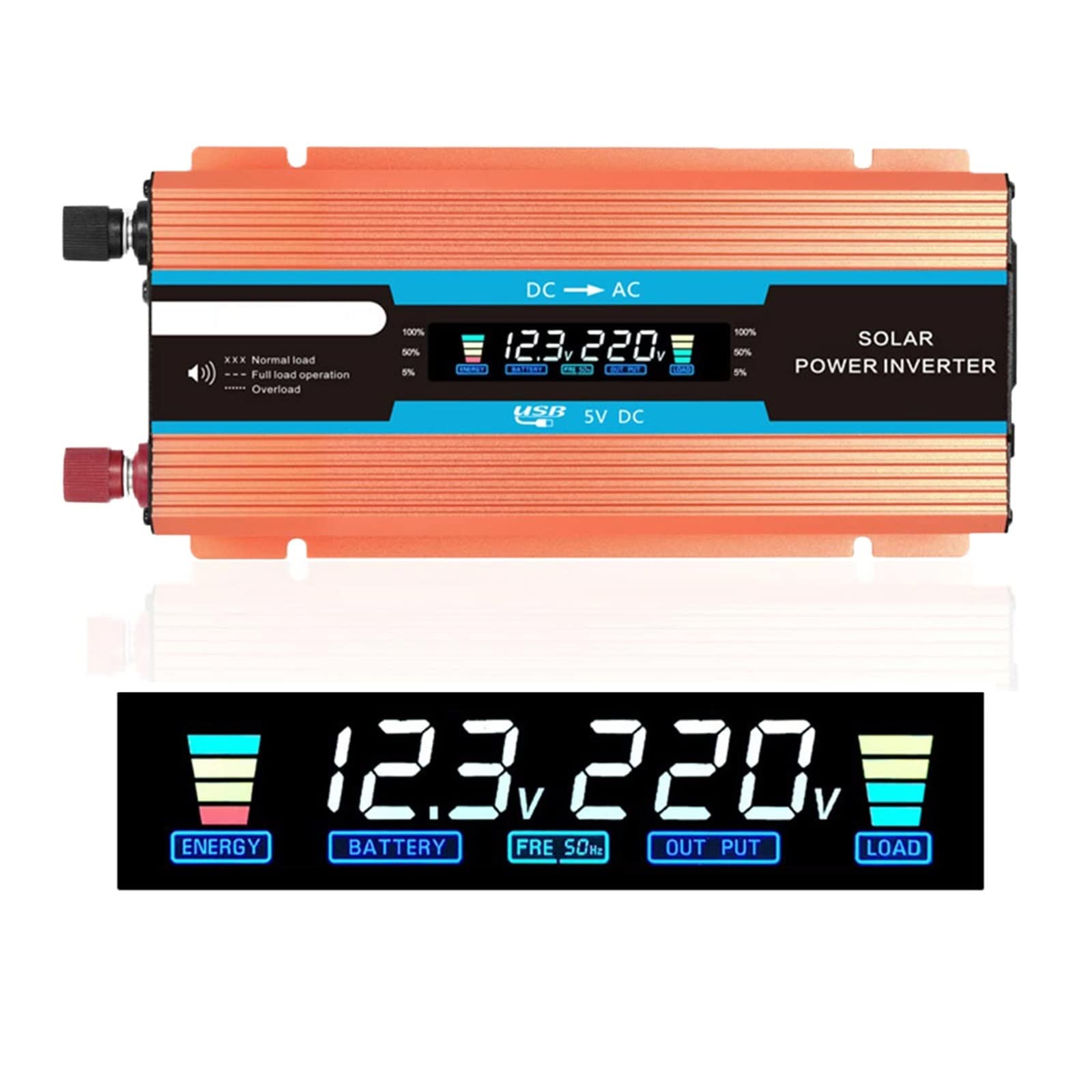 Reine Sinus-Wechselrichter-Kits, Pure Sine Home Power Inverter 600W 1200W 1600W 2200W 2600W 12V 220 Inverter Pure Sine Home Power Inverter DC zu AC Spannungswandler 24V 110 Transformator Solar Car Cha