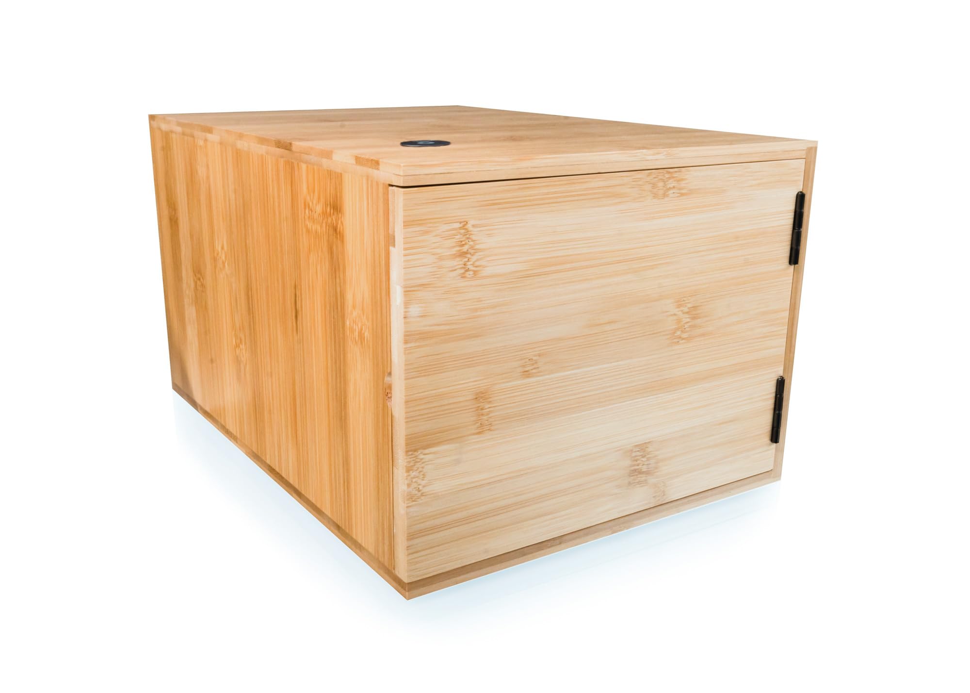 Surebox Natural Bamboo Lockable Box - Bamboo - Litre Lock Box - Smart Lock - Ttlock App - Premium Smart Safe Home Storage (Natural Bamboo) Size 12