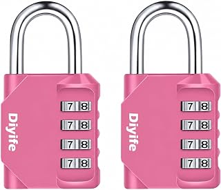 Diyife 2 Pack Combination Lock