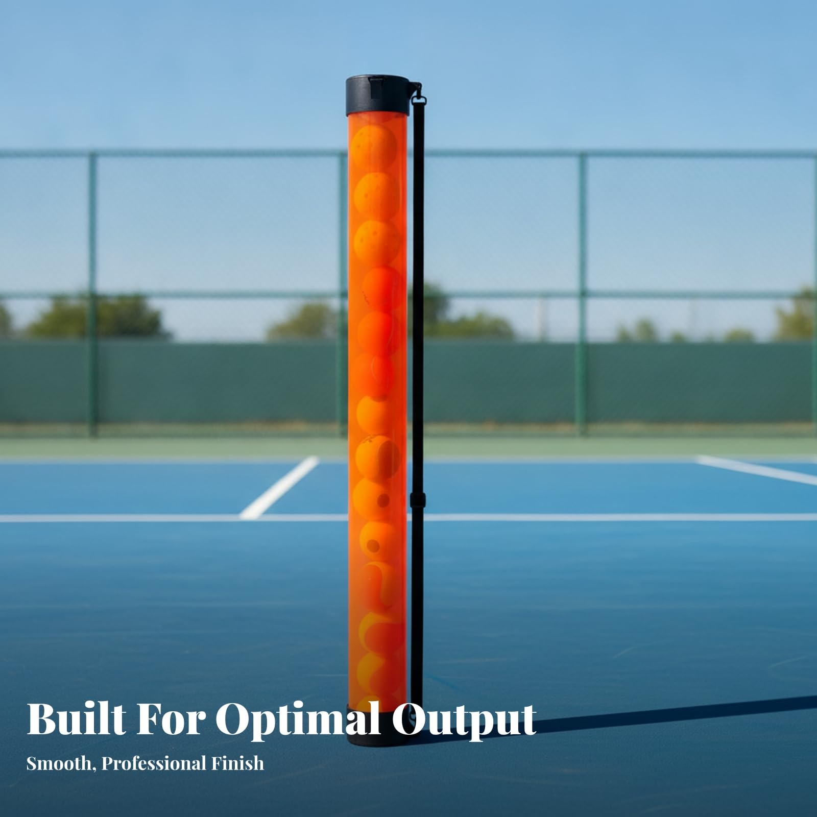 MERIGLARE Collecteur Balles Tennis | Ergonomique, Rapi, Ramasse-Balles Tennis Bandlière