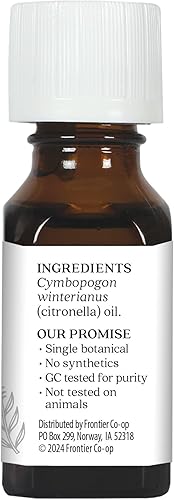 Miniatura 2 de Aura Cacia Aceite esencial puro Citronella Java, 0.5 onzas líquidas