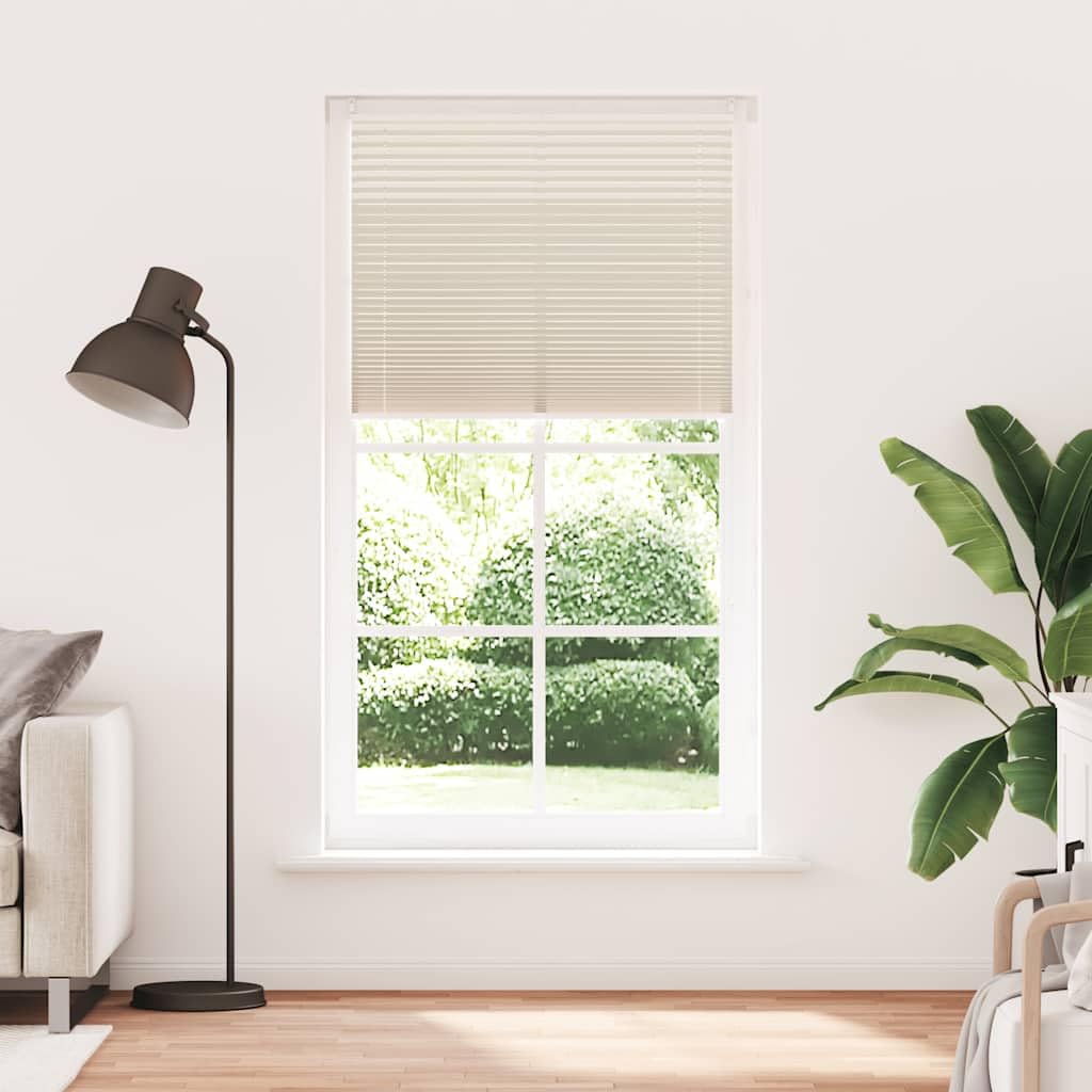 Store plissé sans perçage pour bloquer la lumière, brise-vue crème 100x200