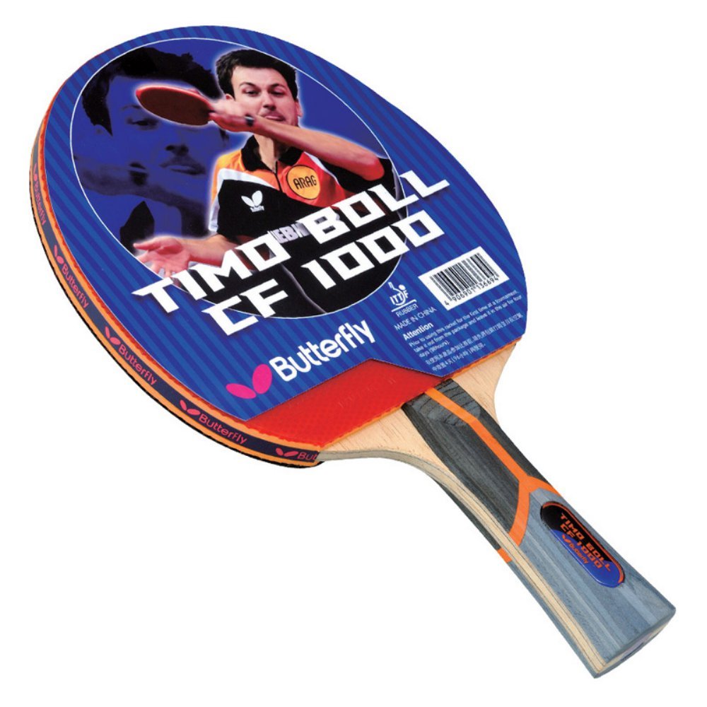 Butterfly Timo Boll CF 1000 Wood Table Tennis Bat, Multicolour