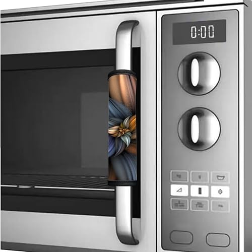 Miniatura 5 de Juego de 8 fundas para manijas de puerta de refrigerador, protector antideslizante para decoración del hogar, para nevera, horno, lavavajillas,