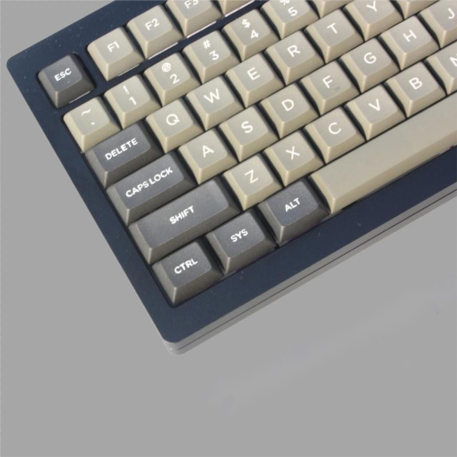 Amazon.co.jp: 130 個のキーキャップ 2 色グレー DSA キー
