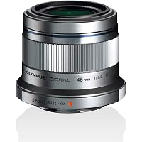 Olympus M.Zuiko Digital 45mm F1.8 Micro Quattro Terzi, Obiettivo Luminoso e Compatibile