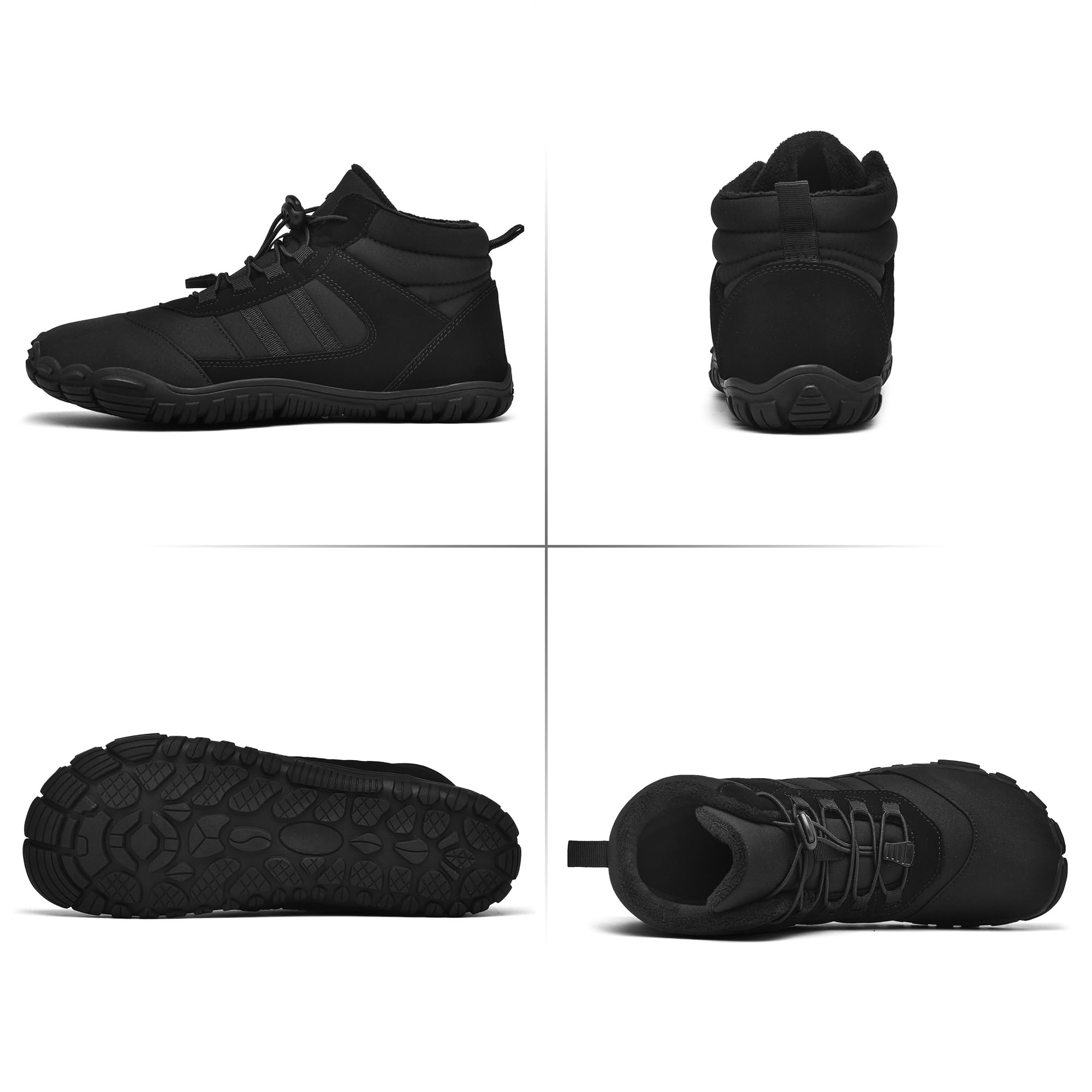 AONETIGER Winter Barfußschuhe Herren Damen Breite Zehenbox Gr.36-48EU