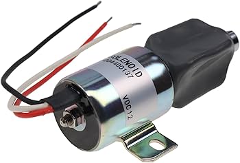 Amazon.com: ‎zt truck parts 12V Fuel Shutoff Stop Solenoid 208454