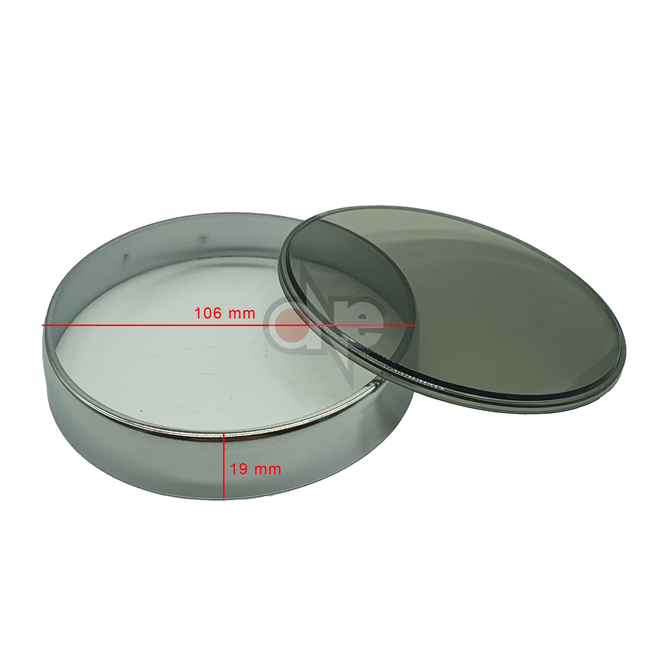 one by Camamoto cod 77670042 vetro plastica fumè + ghiera cruscotto contachilometri km compatibile con piaggio vespa px 125-150-200cc | 150 arcobaleno