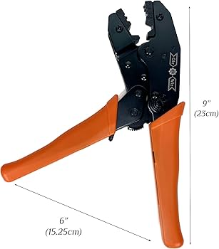 GIZWIZ RF Coax Ratcheting Crimp Tool Lite For RG8 RG11 RG174 RG213