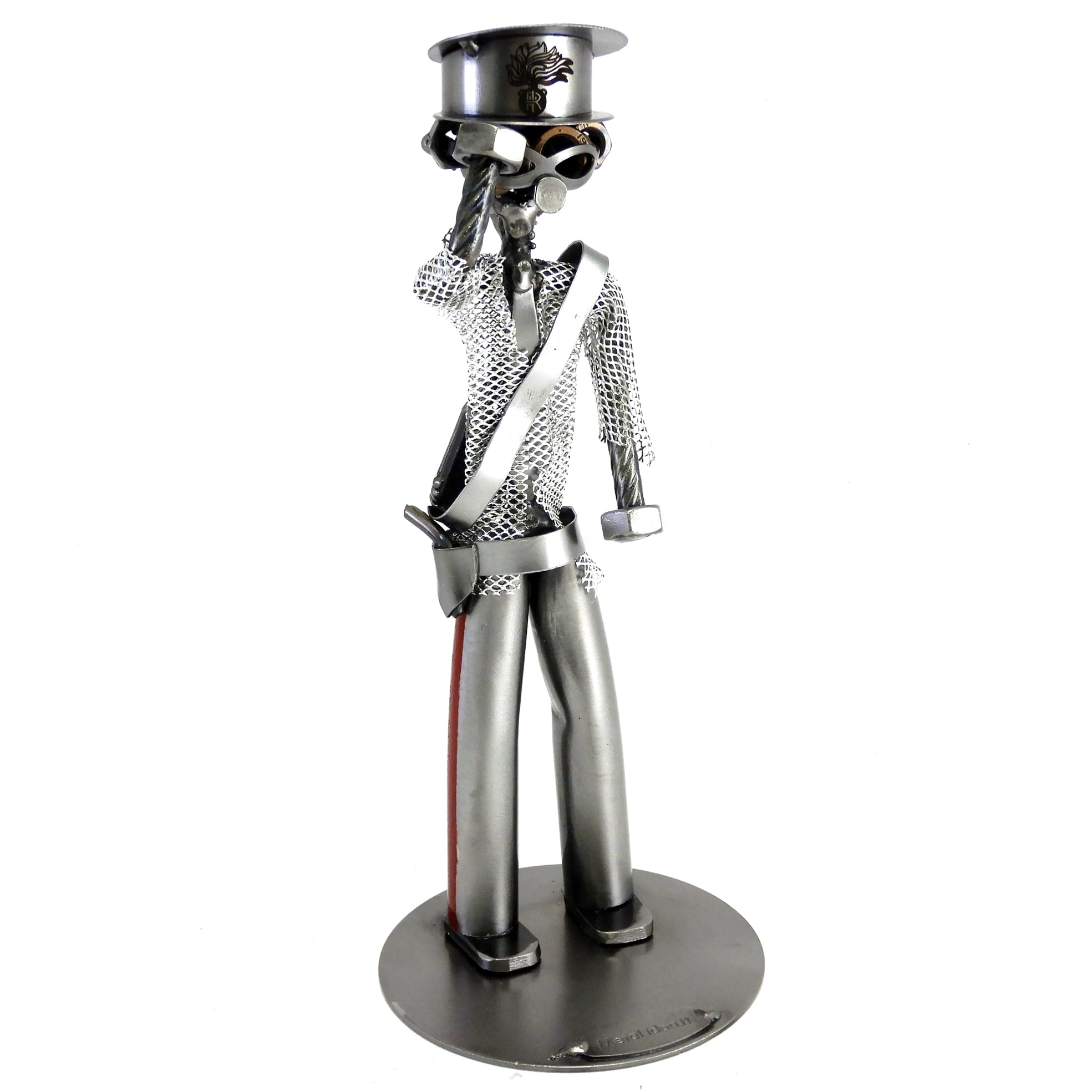 CARABINIERE - FORZA DELL'ORDINE IN METALLO CON VITI BULLONI CHIODI DI METAL IDEA - IDEA REGALO ORIGINALE - 100% ARTIGIANALE - MADE IN ITALY - PERSONALIZZABILE