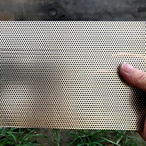 Tôle perforée pour rénover une cuisine moderne ou grille inox
