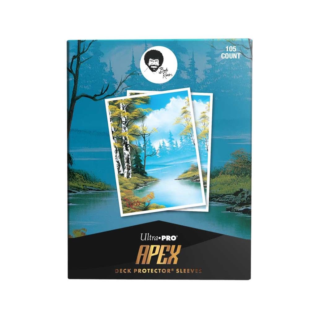 Amazon.com: Ultra PRO - Bob Ross Lakeside Path 105ct APEX Deck Protector Sleeves, Bob Ross Collectibles, Art-Themed Card Sleeves, Trading Card Accessories, Vibrant Card Sleeves : Toys & Games Amazon.com: Ultra PRO - Bob Ross Lakeside Path 105ct APEX Deck Protector Sleeves, Bob Ross Collectibles, Art-Themed Card Sleeves, Trading Card Accessories, Vibrant Card Sleeves : Toys & Games