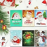 Christmas Cards Assorted - Diamond Painting Christmas Cards Christmas DIY Gift Christmas Greeting Thank You Cards for Holiday, Friends and Family (6 Pack)
