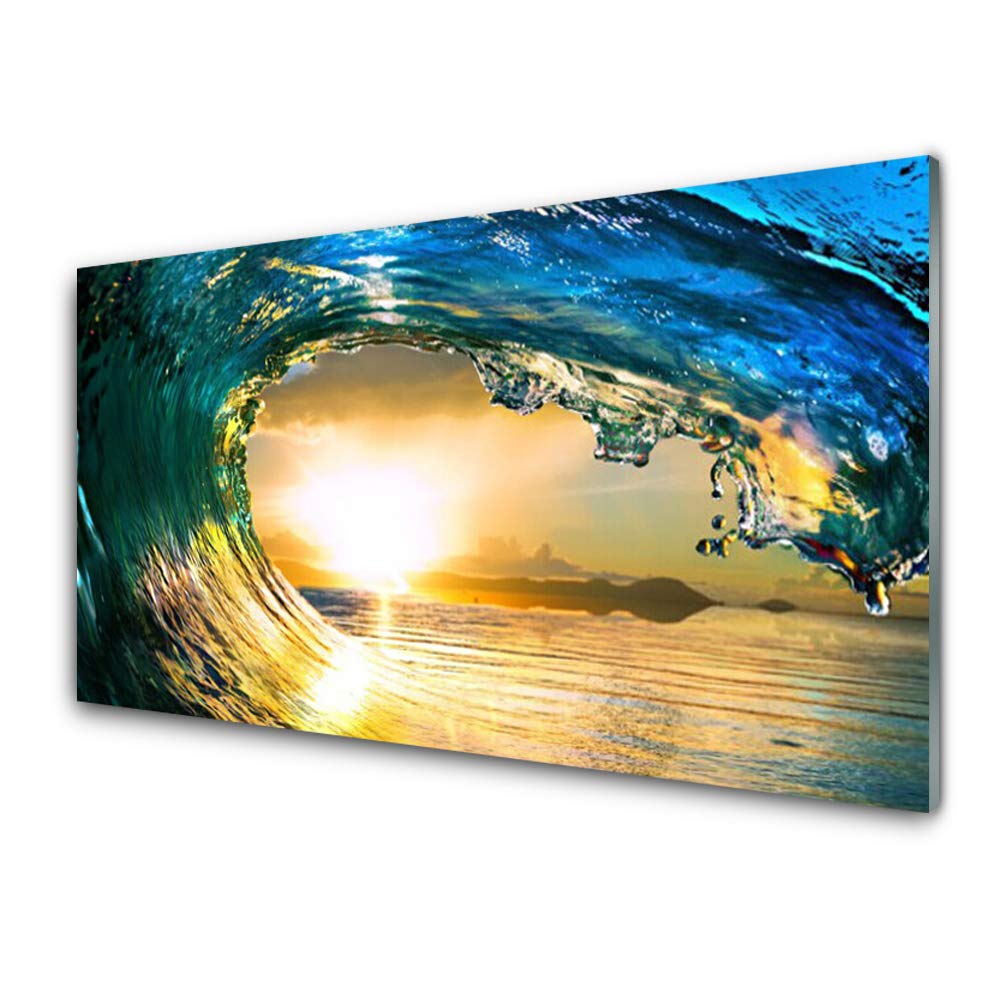 Tableau en Verre Trempé Tulup 100x50cm Décoration Murale Premium