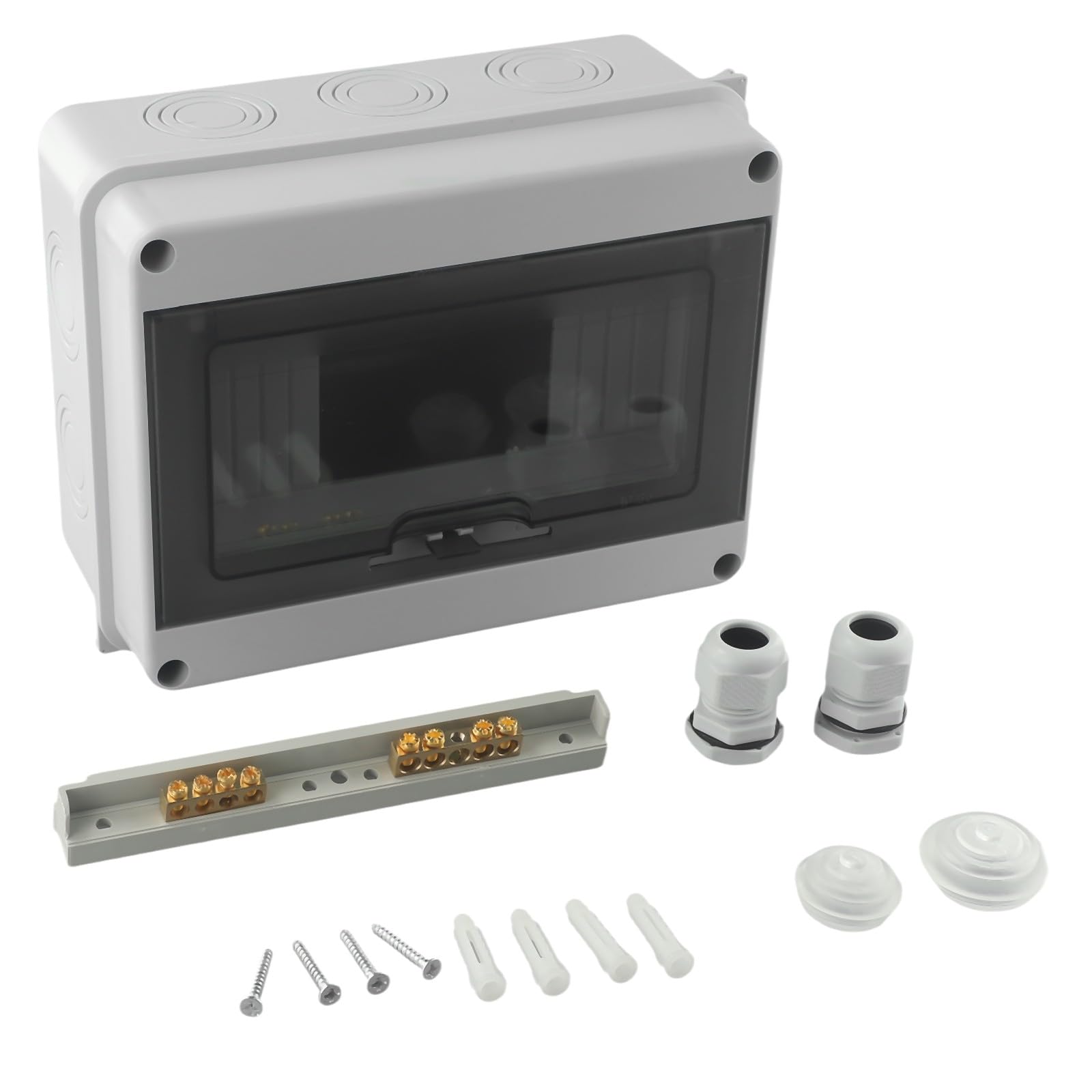 Boîte de distribution pour piscine et jardin extérieur, coffret mural étanche à 8 modules