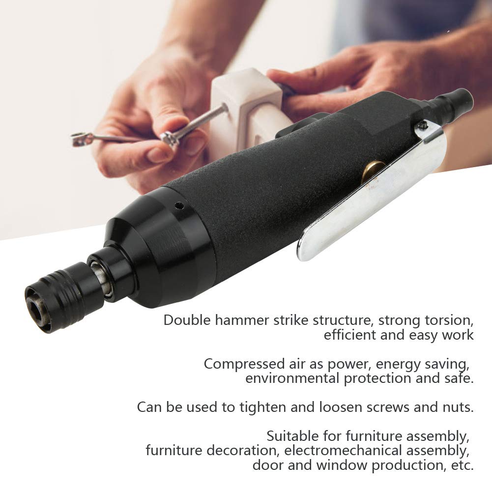 Ultimo cacciavite pneumatico Connettore rapido giapponese Struttura a doppio martello Cacciavite pneumatico 9000rpm Risparmio energetico YC-3015 5H Industriale con 3 punte per assemblaggio dom