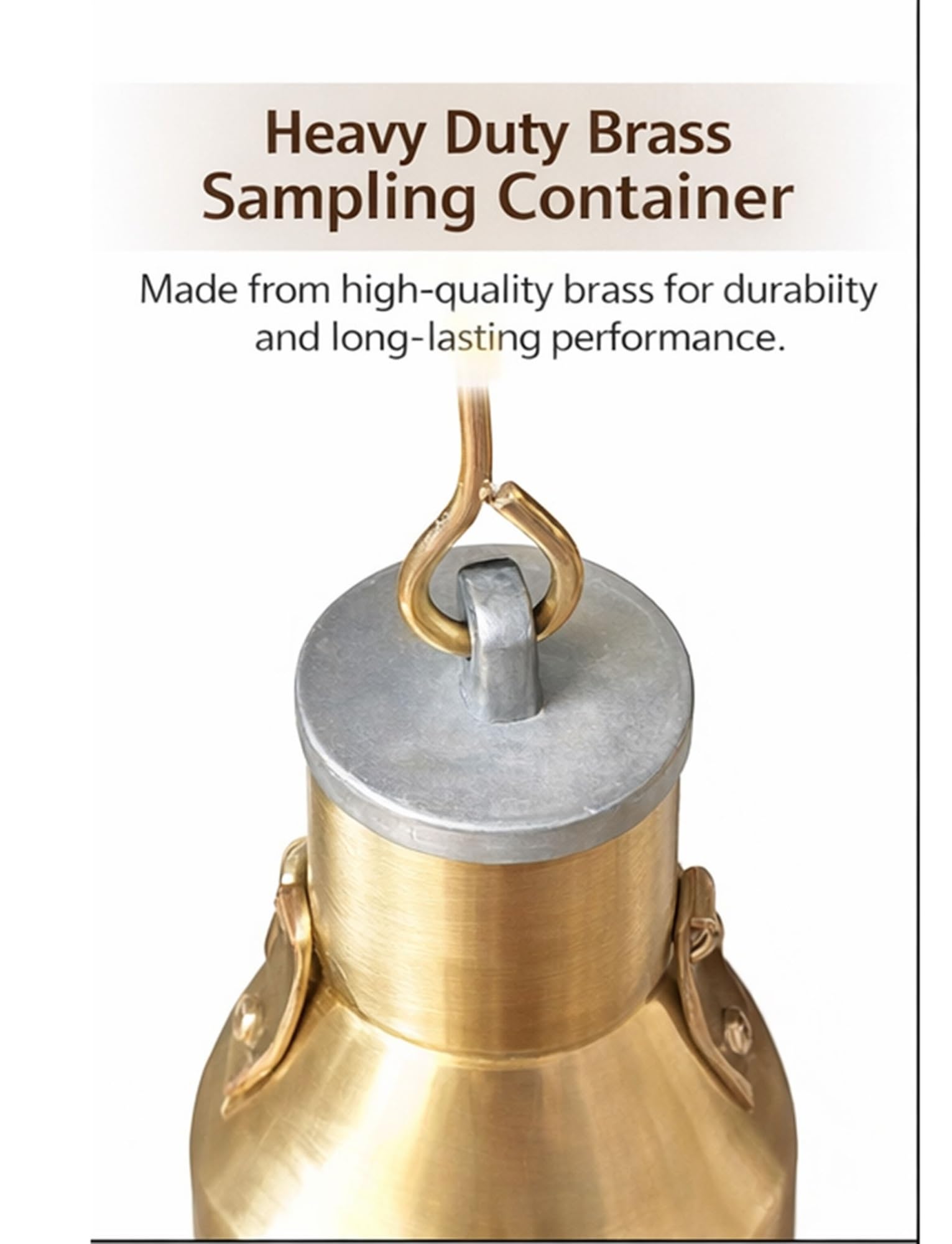 Strumento portatile per campionamento di olio, 300/500/1000 ml, estrattore di campioni liquidi per analisi petrolifere e chimiche, secchio campionatore portatile con capacità di 0,08 litri