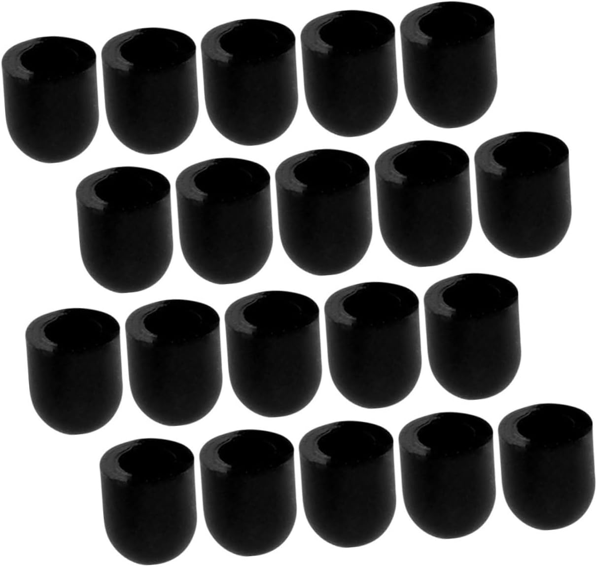 20Pcs Stylus Pen Tips for Touchscreen Replacement Silicone Black