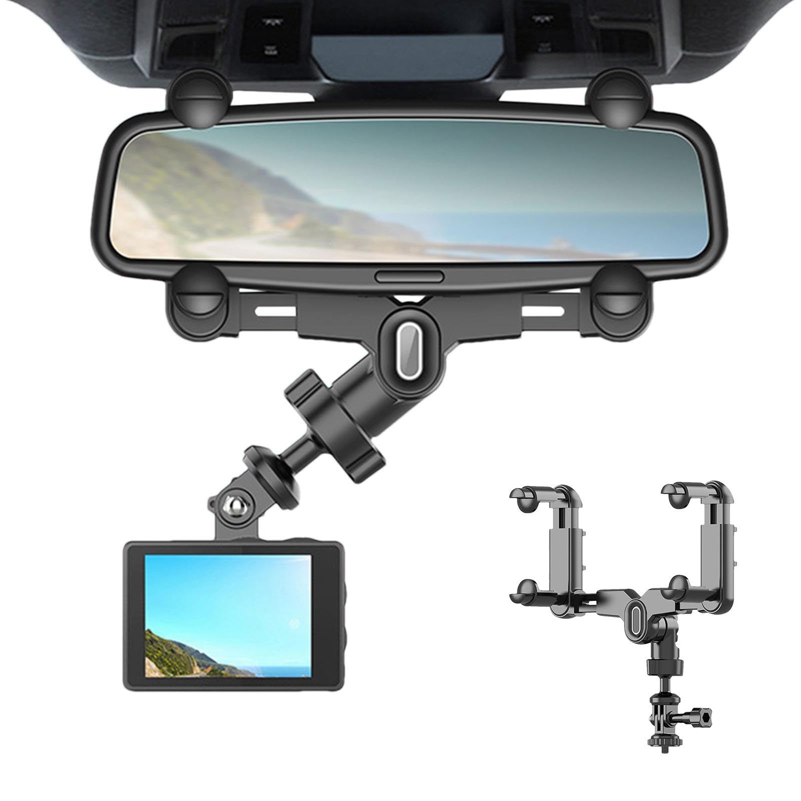 Amazon.co.jp: 車載カメラホルダーマウント、アクションカメラ用カー