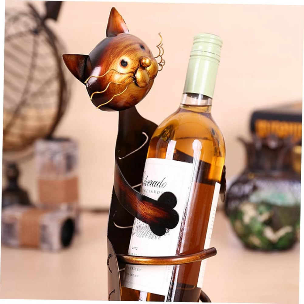 Soporte para Vino de, Soporte para Vino en Forma de, Soporte de Metal para Botella de Vino de, Escultura