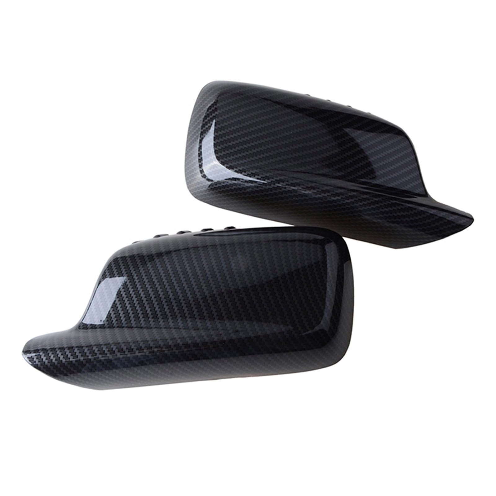 Coque rétroviseur extérieur BMW E46 E65 E66 couvercle latéral look carbone - 6