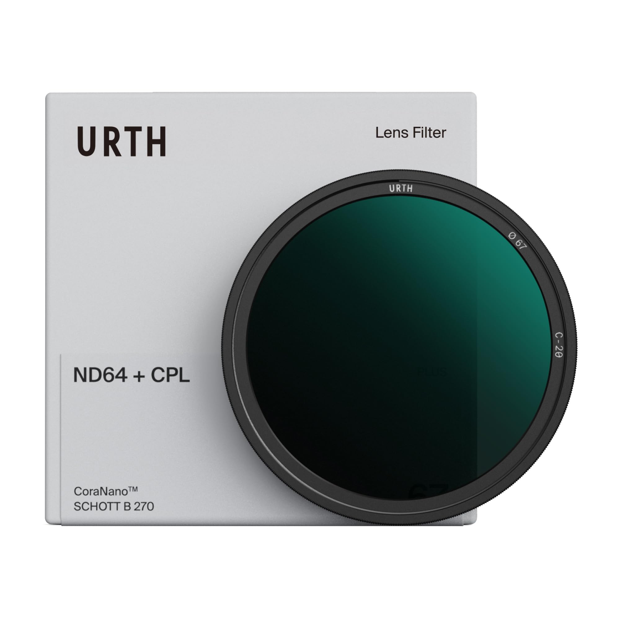 Urth 55mm CPL + ND64 Lens Filter (Plus+) — 2-IN-1 Filter