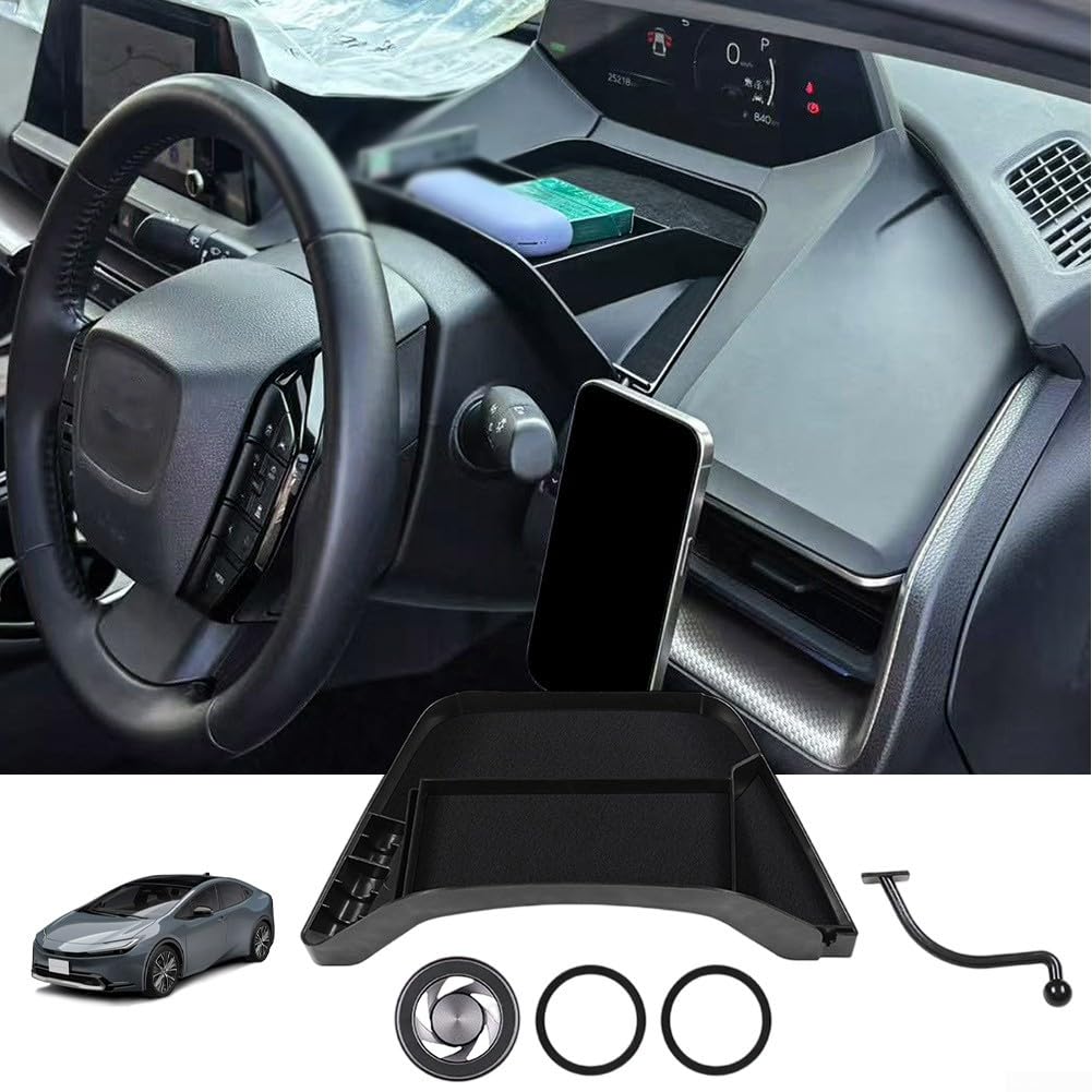 plateau de rangement support de téléphone intégré pour 2023 pour toyota