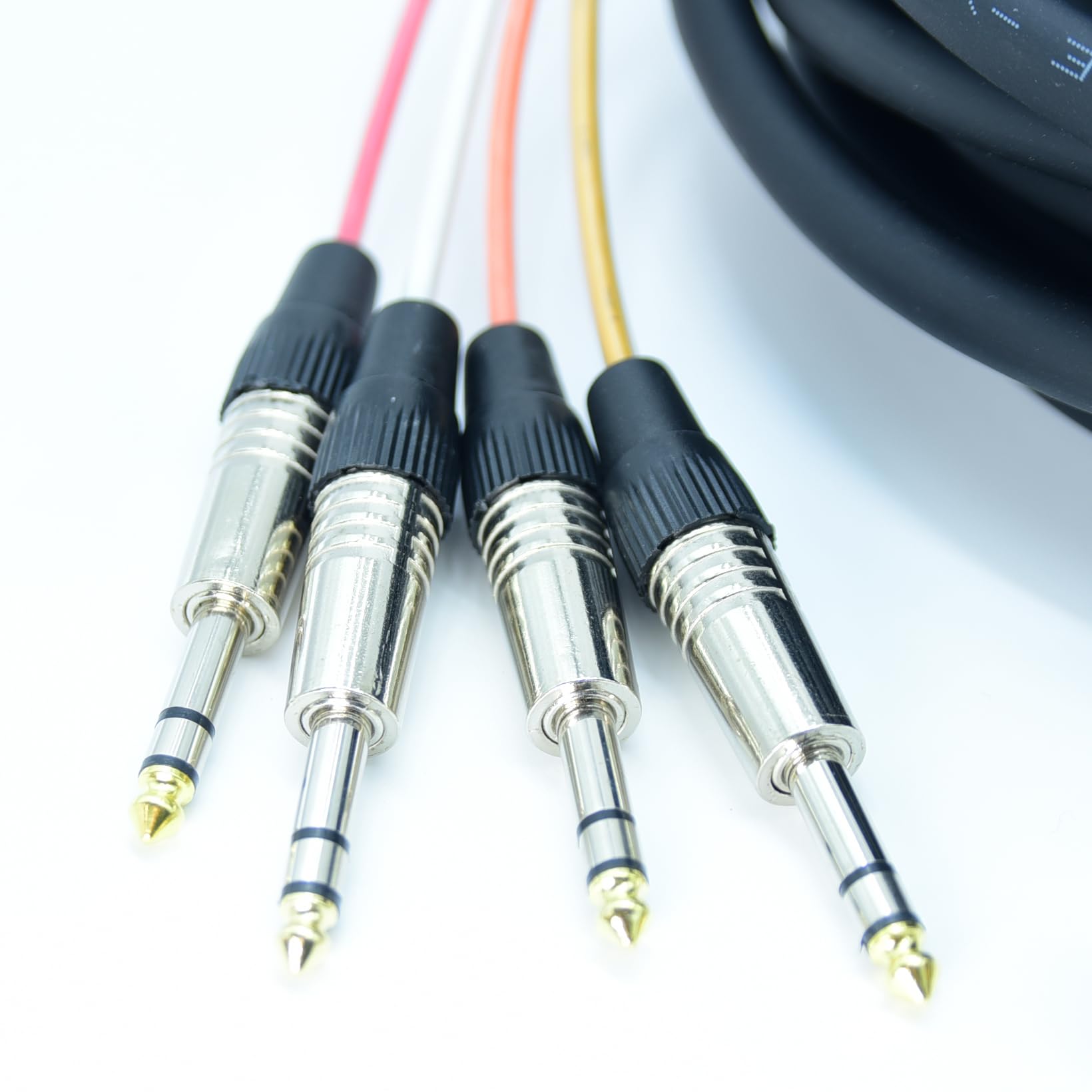 Arklove 4,5 m langes TRS-Schlangenkabel, Audio symmetrischer Patch, 6,35 mm auf XLR-Stecker, 4-K-Stecker, digitaler Splitter, Mikrofone, Bühnen- und Studioaufnahmegerät, professionelles Kabel