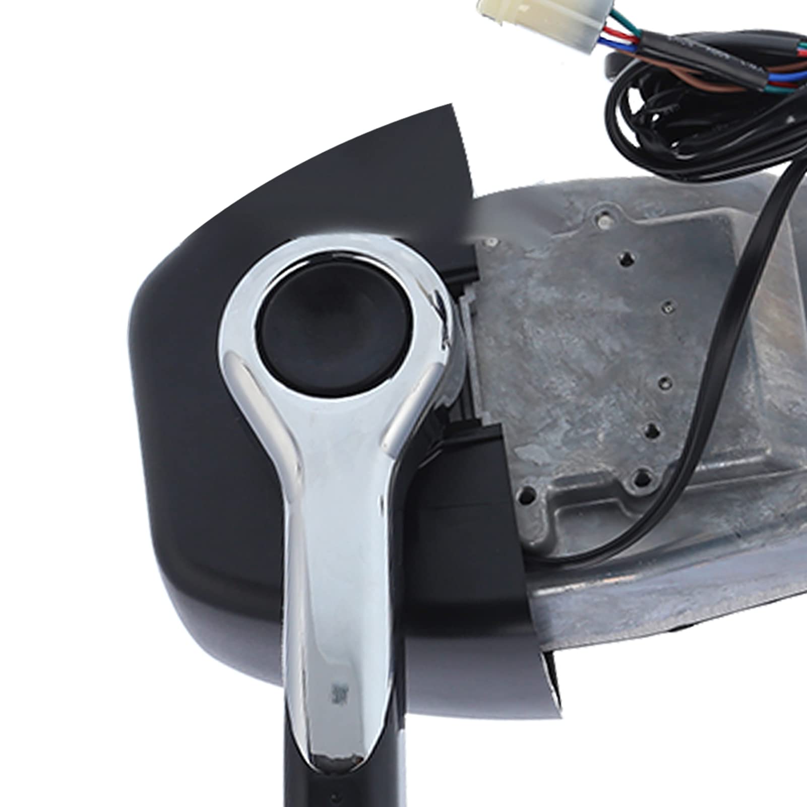 Binnacle Control Marine Parts Boat Hardware 704-48205-14-P1-00 Control Fueraborda de una Sola Manija Diseño Ergonómico de Textura Contemporánea con Más Corto Cromado para