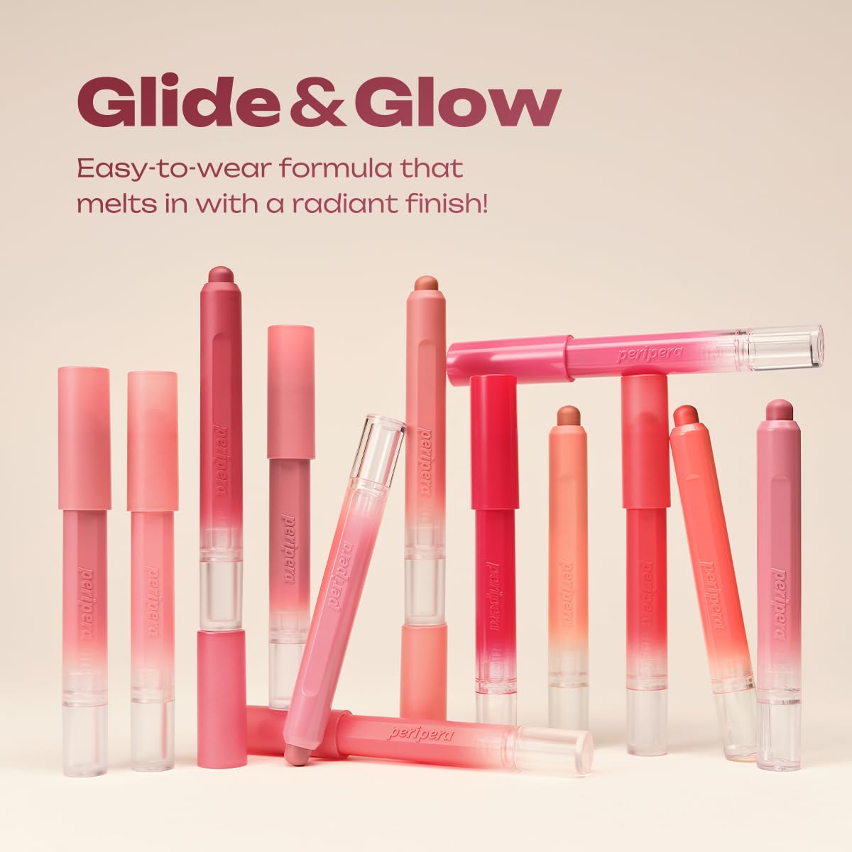 PERIPERA Tek Dokunuşla Pürüzsüzce Uygulanan Hafif Yapılı Kalem Ruj Slip On My Lip (S05 Feel The Mood