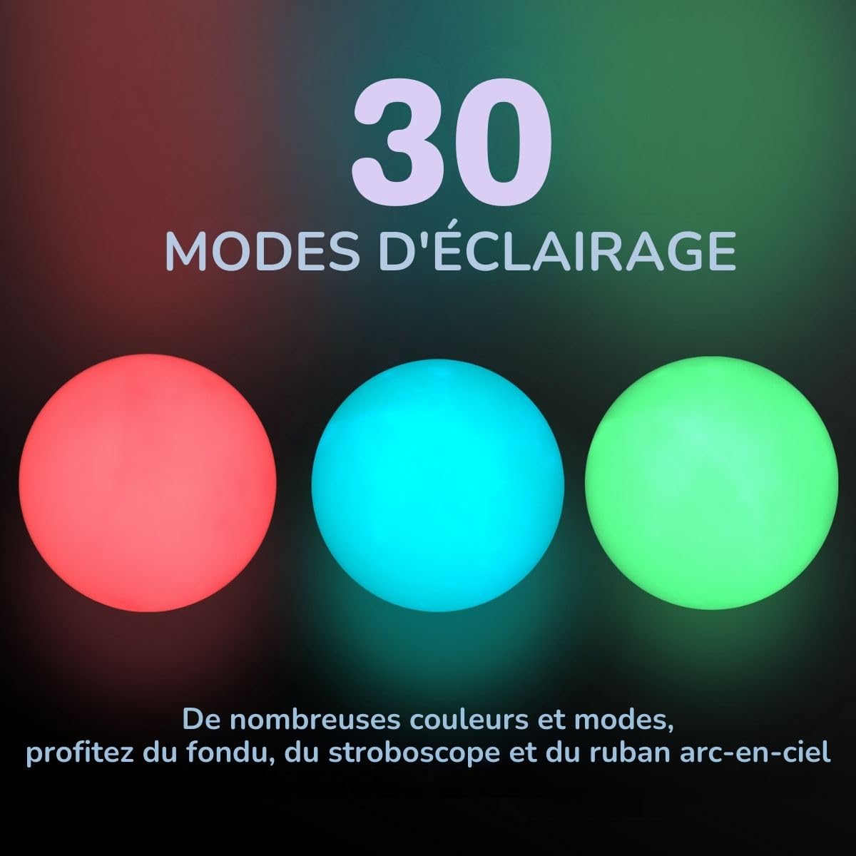 Lot de Balles de Jonglage LED Lumineuses pour Débutants et Professionnels - Spectacle, Enfants et Adultes