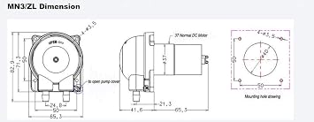 500ml/min Micro Peristaltic Pump Dosing Head 24V DC Motor Low Flow Liquid Small Dosing Pump with Connector for Aquarium Lab Analytic