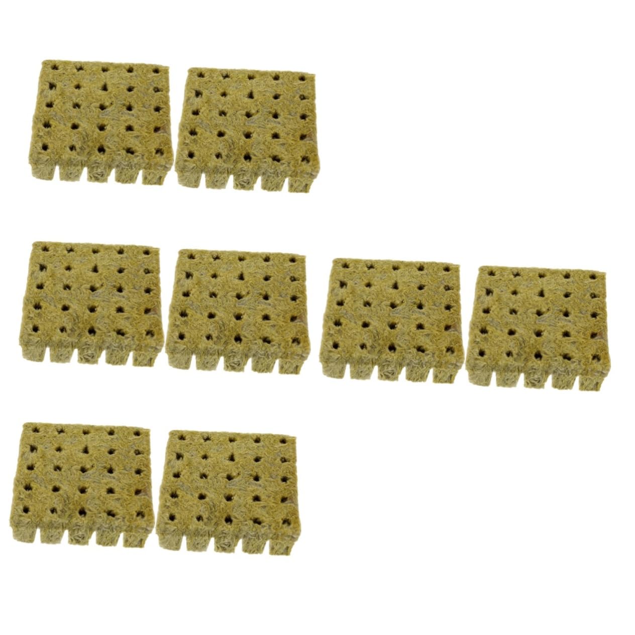 BESPORTBLE 200piezas Cubos De Cultivo Hidropónico Sin Suelo para Propagación De Plantas Bloques De Iniciación De Jardinería Bloques De Cultivo Buena Transpiración y Nutrientes