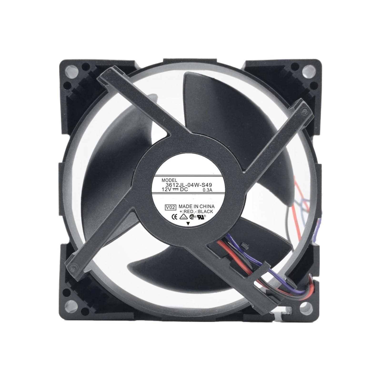 Ventilador de refrigeración 3612JL-04W-S49 de 12V para un control de temperatura eficiente