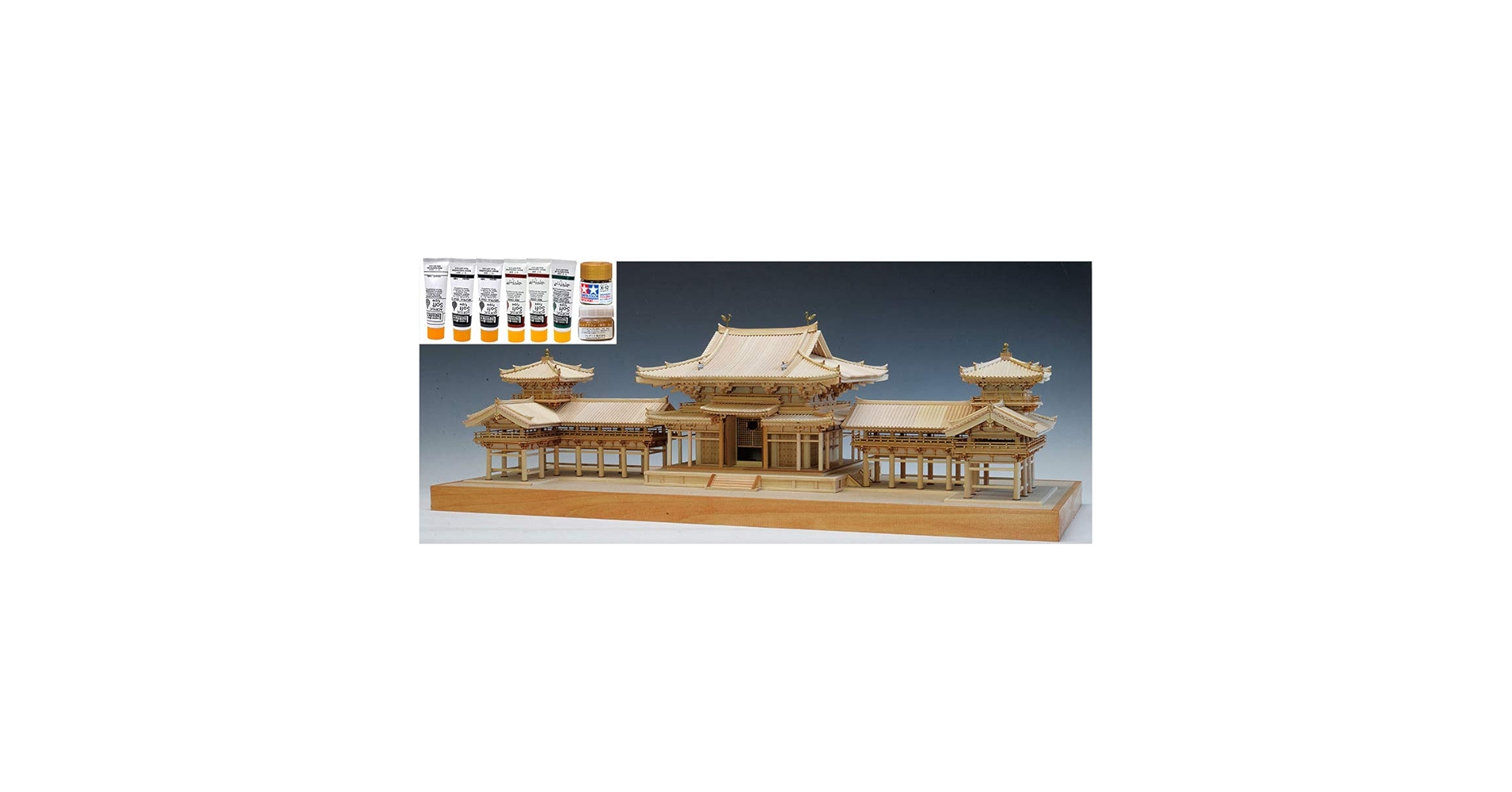 Amazon | ウッディジョー/木製建築模型 1/75平等院・鳳凰堂＋