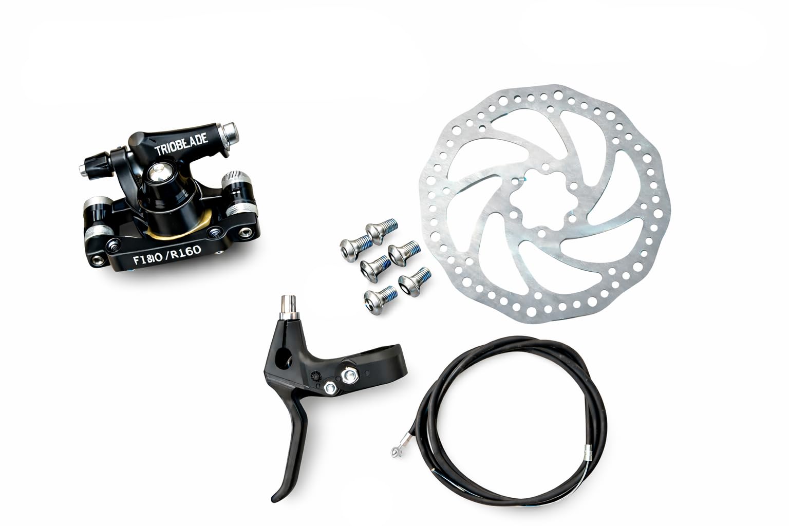 Matelco Bicycle Rear Disc Break Set Thradless for All Bikes Cycle Stainless Steel Kit-image-17