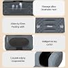 Full Body Massage Mat Electric Massage Chair pad with 30 Shiatsu Kneading Massage Heads Multifunction Foldable Heating Cushion 9 Massage Modes for Neck and Back Muscle Relaxation