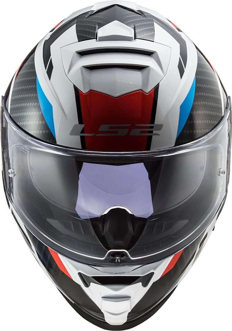 LS2, Casco de moto integral STORM II RACER Rojo Azul, S